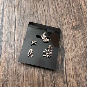 6 Misc Stud Earrings